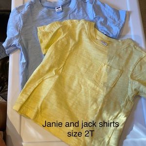 Janie and Jack t-shirts